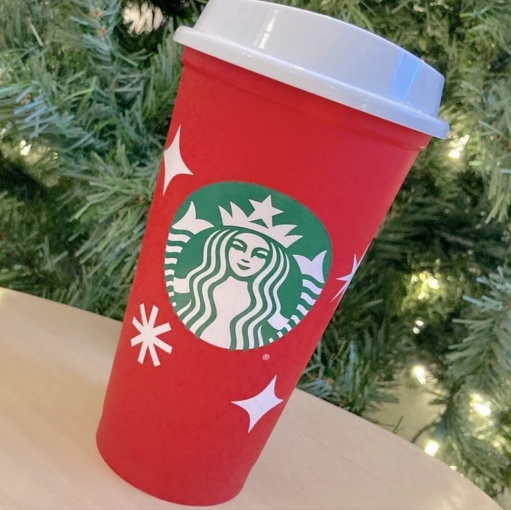 Starbucks NWOT Holiday Reusable Cups 25th Anniversary & 2019 limited edition - Picture 8 of 9